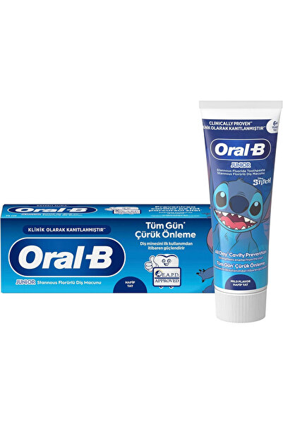 Oral-B Pro Junior 6+ Children's Toothpaste 75 ml Cavity Prevention Clinically Proven Daily Complete Protection