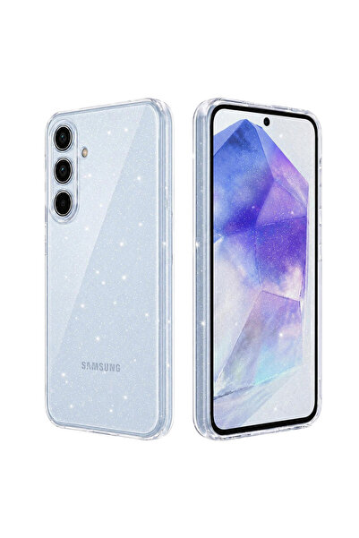 Techsuit Husa pentru Samsung Galaxy A55 5G, SparkleSkin Series, protectie ant...