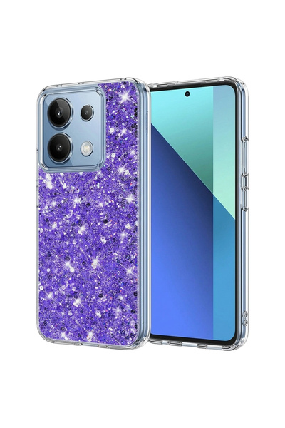 Techsuit Husa pentru Xiaomi Redmi Note 13 4G, Sparkly Glitter, protectie anti...