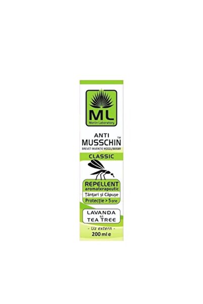 Laboratoarele Merlin Musschin Classic Ulei Repelent Țânțari și Căpușe 200ml