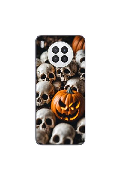 OEM Θήκη συμβατή με Huawei Nova 8i, από σιλικόνη gel TPU, με σχέδιο Χάλογουιν...