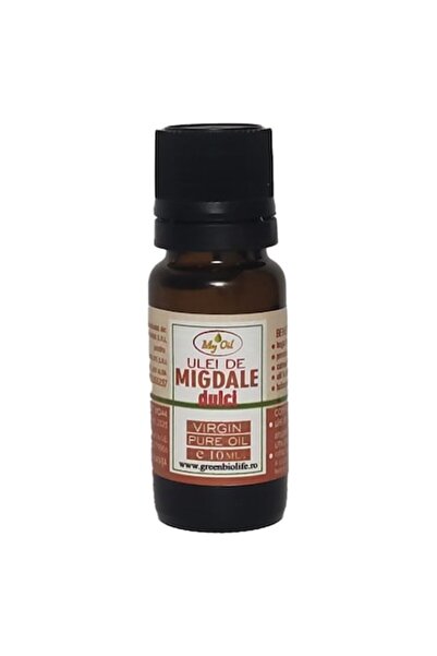 My Oil Ulei de migdale dulci organic virgin, flacon de 10ml, presat la rece