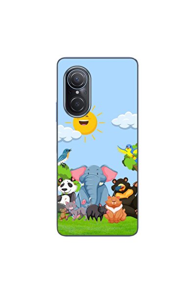OEM Husa compatibila cu Huawei Nova 9 SE Silicon Gel Tpu Model Prietenii Junglei