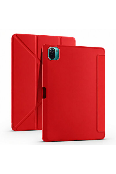 UnDePlus Xiaomi Mi Pad 5 / 5 Pro Kılıf Kalem Bölmeli Trifolding Case