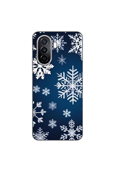OEM Husa compatibila cu Huawei Nova Y70 Silicon Gel Tpu Model Fulgi de Nea