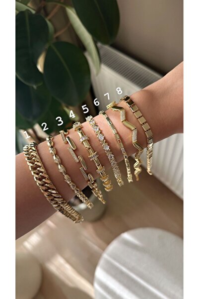 Shop Krutzo Xuping 14K Altın Kaplama Vip Bileklik-ADET FİYAT