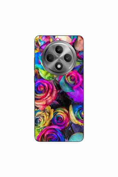 OEM Husa compatibila cu Oppo Reno12 FS Silicon Gel Tpu Model Trandafiri Colorati