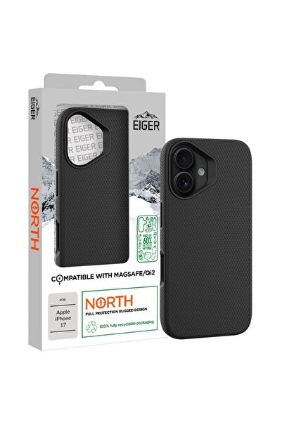 EIGER Husa North Magsafe GRS iPhone 17 Negru