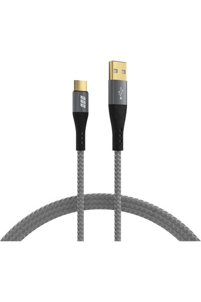 EFB USB-A auf USB-C Kabel 60W QC 3A 1m grau