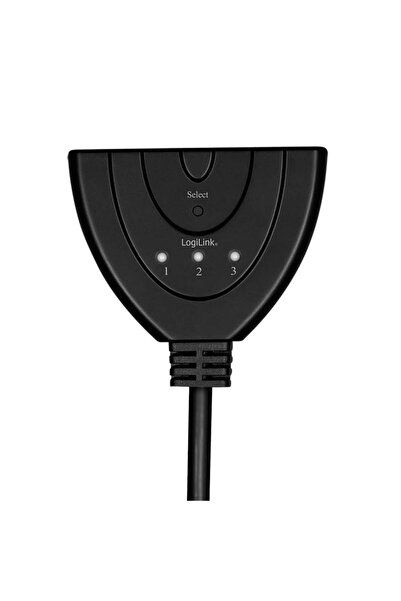 LogiLink Switch HDMI,3-port,bidirekt(1x3/3x1),4K/30Hz,CEC