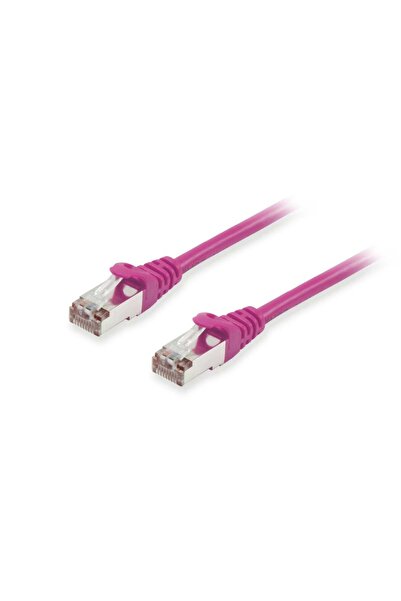 EQUIP Cablu patch Cat6A S/FTP 2xRJ45 5.00m liliac LSZH pungă de plastic