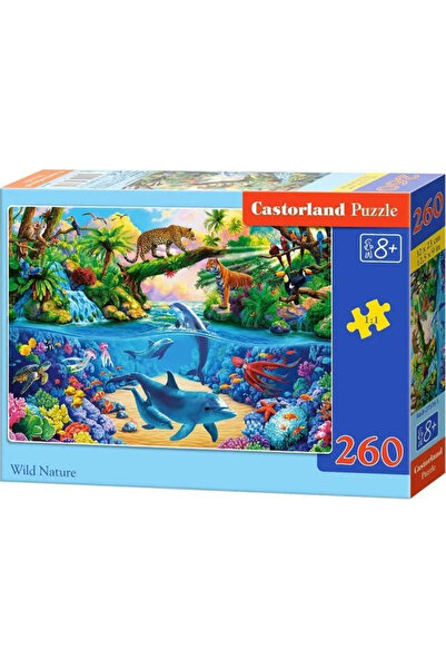 Castorland Puzzle 260 Natură Sălbatică CASTOR