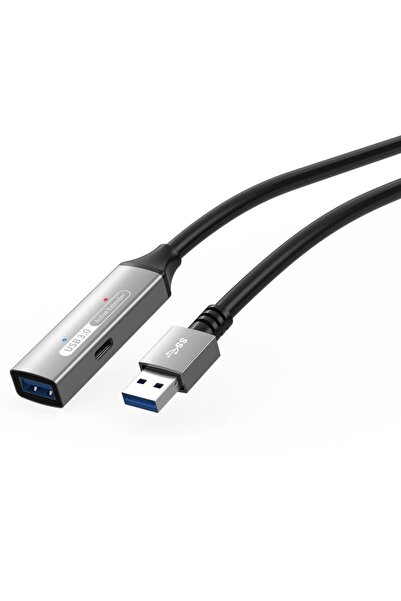 MicroConnect Cablu prelungitor repetor USB 3.2 Gen 1 activ premium, 20m