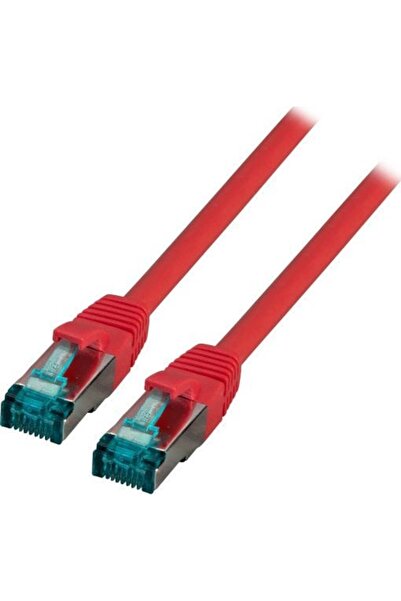 EFB Cablu patch RJ45 S/FTP, Cat.6A, LSZH, 5m, roșu
