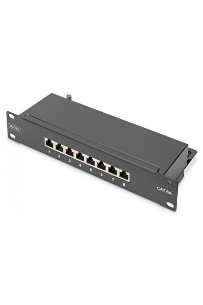 Digitus Patchpanel 1HE 10 inch 8 porturi Cat6A Clasa E ecranat sw