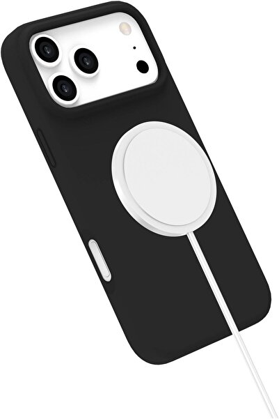 eSTUFF INFINITE (GRS) ROME Husă magnetică neagră pentru iPhone 17 Pro Max. Ma...