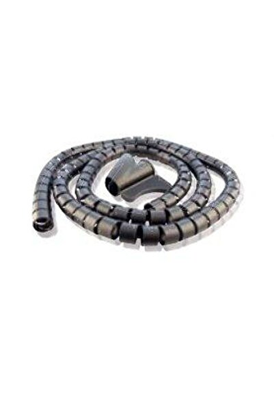 Schwaiger Kabelspiralschlauch 28mm 1,5 m Schwarz