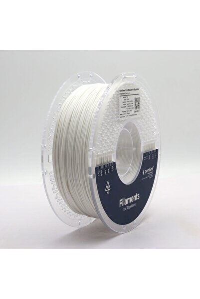 Gembird Filament PLA de mare viteză, alb
