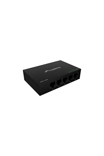 Lanberg SWITCH DSM1-1005 5X 1GB/S GIGABIT ETHERNET DESKTOP NEMODULABIL 12V (C...