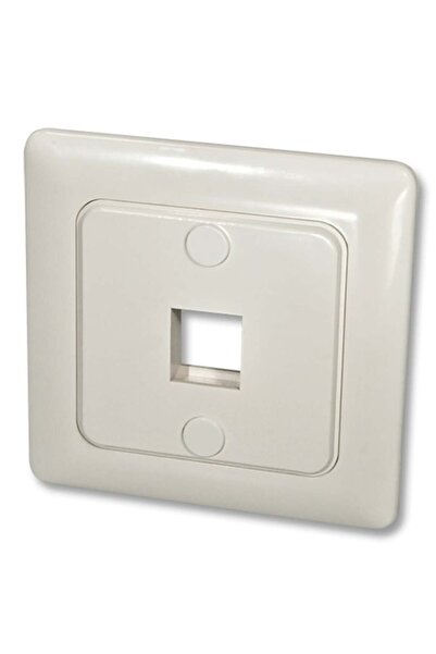 LİNDY Wandanschlussdose f.1 Keystone Wand DE Abdeckung 80x80