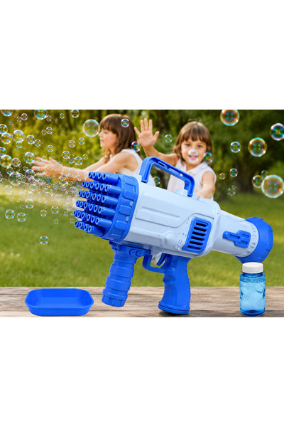 OEM Pistol automat pentru baloane de sapun cu 36 orificii si efect mii de bul...