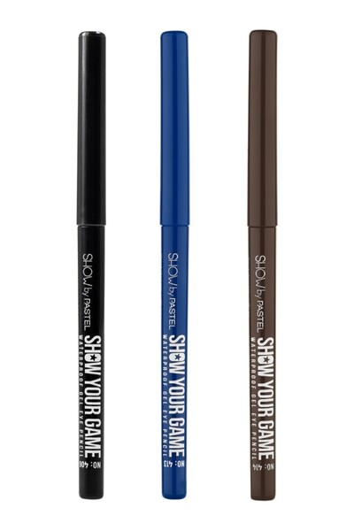 Show by Pastel Waterproof Gel Eye Pencil - Suya Dayanıklı Jel Göz Kalemi 413-...