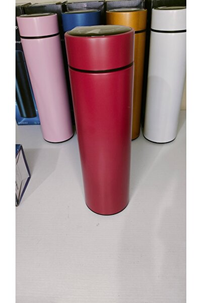staınless steel LED Ekranlı Akıllı Termos 500 ML Çelik Vakumlu Sıcaklık Göste...
