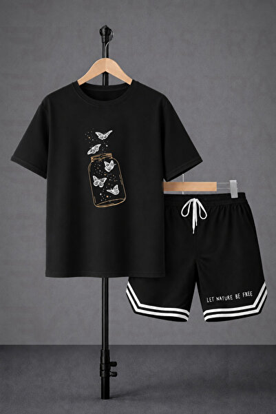 Velostra Unisex Let Nature Be Free Printed Oversize Fit Comfortable Fit T-Shi...