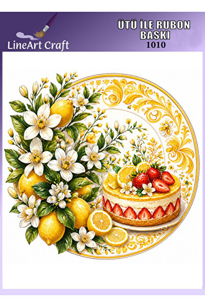 LİNEART Iron-On Rubon Transfer Printing for Wood & Fabric Transfer No:Rb1010-...