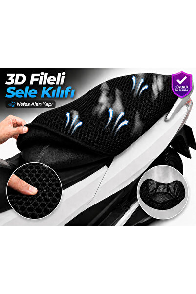Vi Caro Husa scaun motocicletei Arora Quantum 50 1 Husa scaun din plasa 3D Pr...