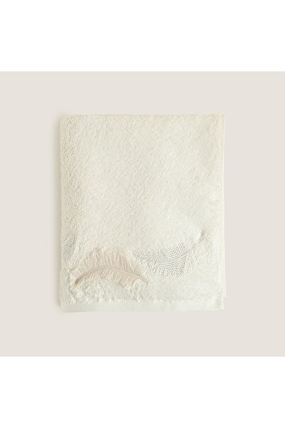 Chakra Flavı Bamboo Face Towel 50X90 cm Ecru