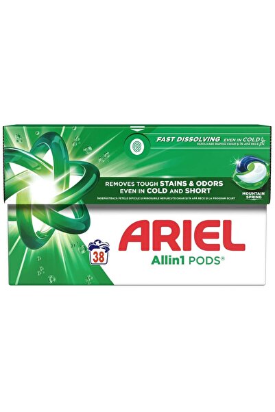 Ariel Set 2 x Detergent Capsule Rufe Mountain Spring, 38 Spalari