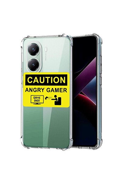 bestcase ¬Æ Husa compatibila Poco X7 Pro 5G, Anti Shock 1.5MM, Angry Gamer, P...