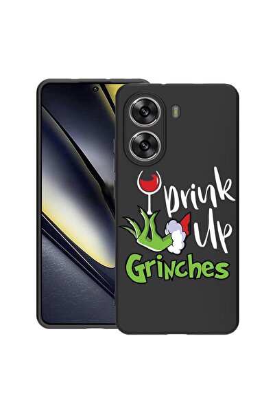 bestcase ¬Æ Husa pentru Poco X7 Pro 5G, Grinches - Drink Up, Slim Silicon 0.8...