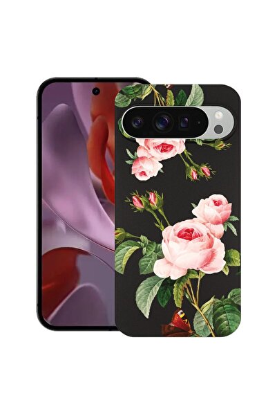 bestcase ¬Æ Husa pentru Google Pixel 9 Pro XL, Rose, Slim Silicon 0.8MM, Anti...