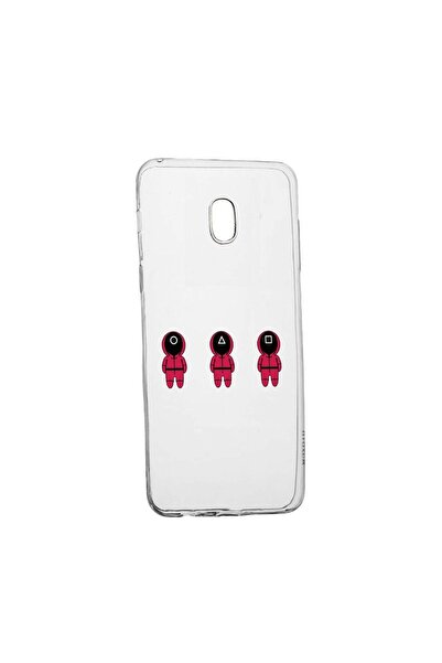 bestcase Силиконов калъф, съвместим с Nokia 1 Plus, Скуид Гейм - Карикатура н...