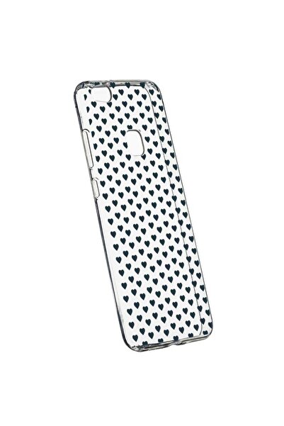 bestcase Husa Silicon, Transparent, Slim, Little Hearths, Huawei P10 LITE