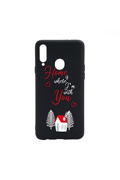 bestcase Силиконов калъф, съвместим с Huawei P20 Lite, Home Is Where, устойчи...