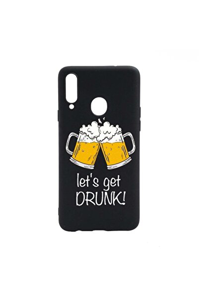 bestcase Husa Silicon Compatibila Cu Huawei P20 Lite, Lets Get Drunk, reziste...