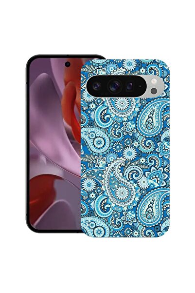 bestcase ¬Æ Husa pentru Google Pixel 9 Pro XL, Blue Non-figurative, Slim Sili...