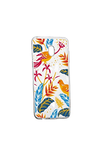 bestcase Θήκη σιλικόνης συμβατή με Nokia 1 Plus, με σχέδιο χρωματιστά πουλιά,...