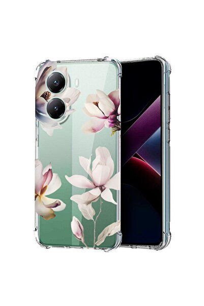 bestcase ¬Æ Husa Anti Shock Compatibila cu Poco X7 Pro 5G, Magnolia Floral De...