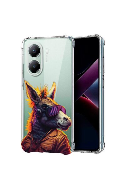 bestcase Съвместим калъф за Poco X7 Pro 5G, Удароустойчив 1.5ММ, Funky Dunkey...