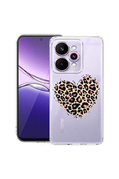bestcase Прозрачен тънък силиконов калъф, съвместим с Realme 15 / 15 Pro, Лео...