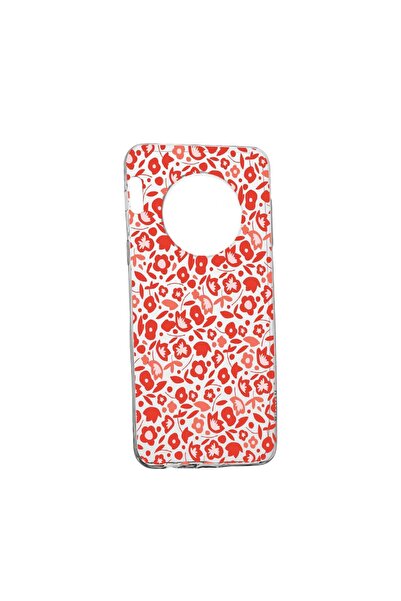 bestcase Θήκη με σχέδιο κόκκινων λουλουδιών, για Huawei Mate 30, ανθεκτική στ...