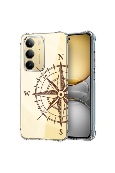 bestcase Калъф за Realme C75, Удароустойчив 1.5ММ, Защита на компаса, камерат...