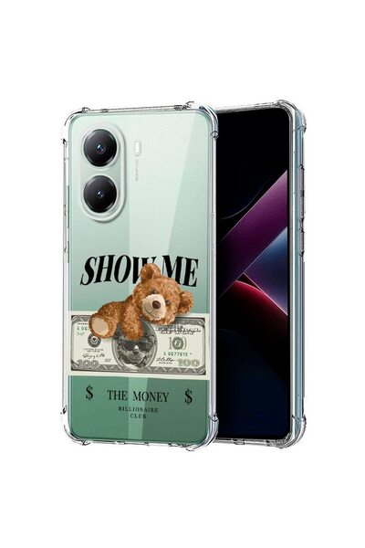 bestcase Husă compatibilă Poco X7 Pro 5G, Antișoc 1.5MM, Ursulețul Teddy Show...