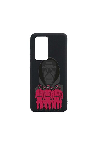 bestcase Husa Silicon Compatibila Cu Huawei P40, Squid Game - Front Man And S...
