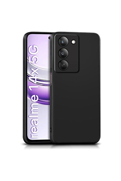 bestcase Intelli¬Æ Silicone case compatible with Realme 14x 5G, Matte Black