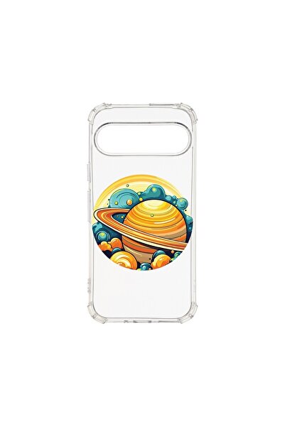 bestcase Husa Anti Shock 1.5MM, Compatibilă cu Google Pixel 9, Planet - Satur...